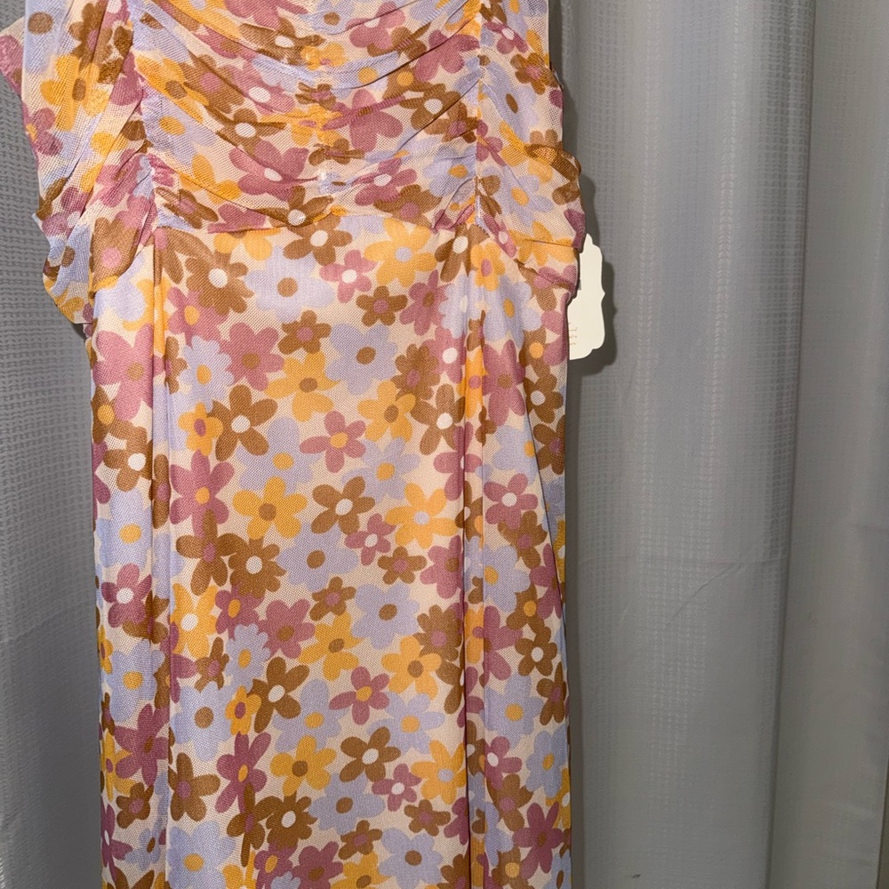 Altar'd State Multicolor Floral Dress women’s large new